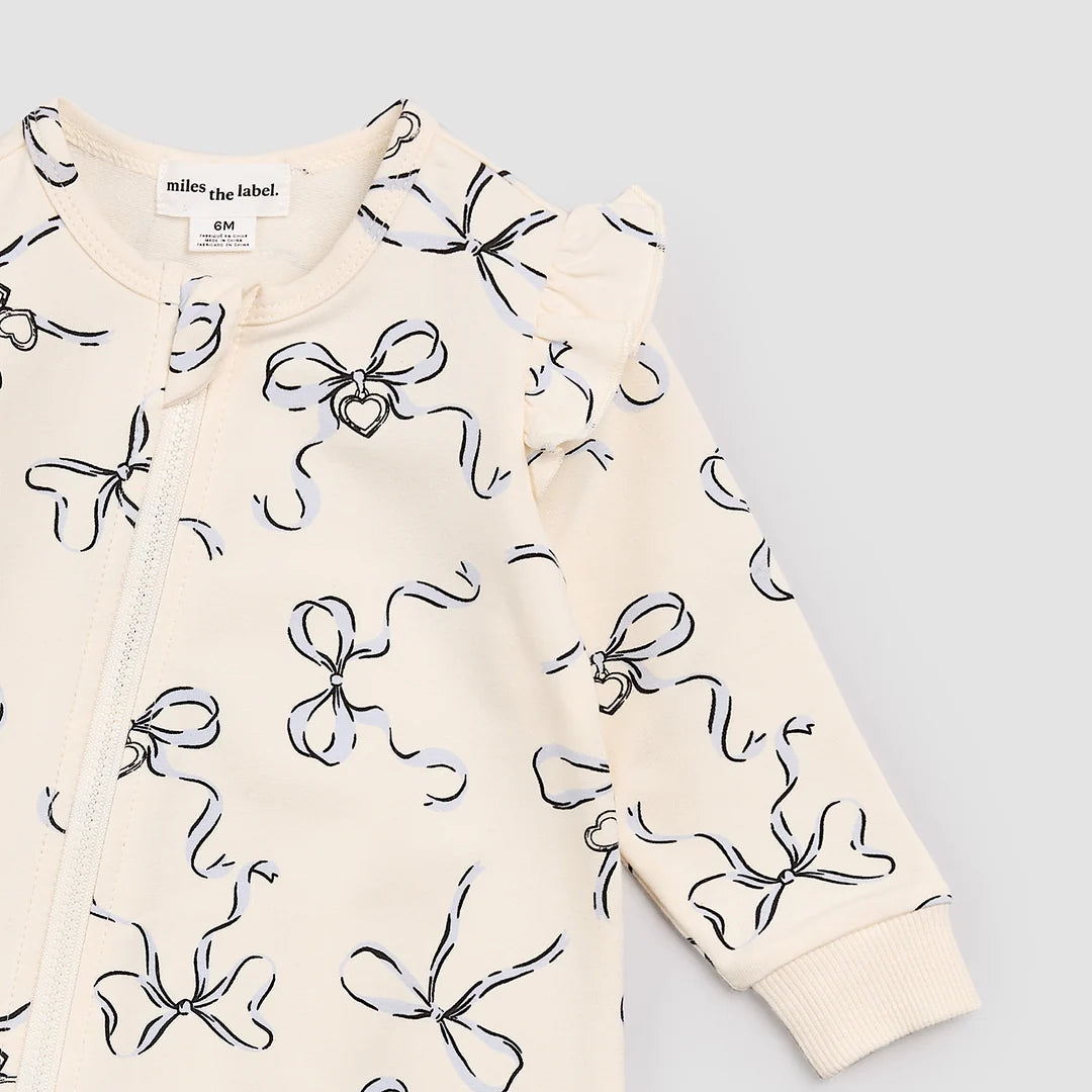 Baby Locket Print on Ivory Playsuit