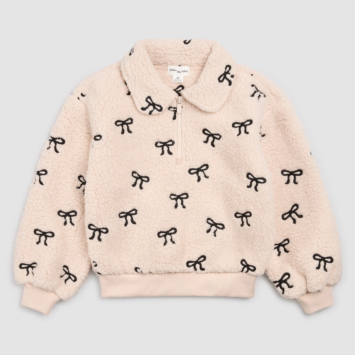 Kids Bow Sherpa Jacket