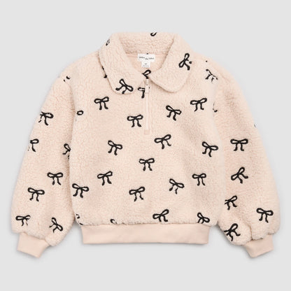 Kids Bow Sherpa Jacket