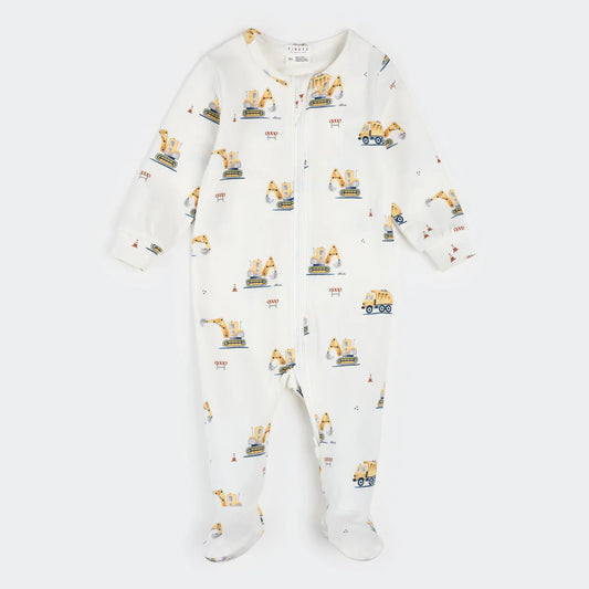 Diggers Print on Off-White Sleeper