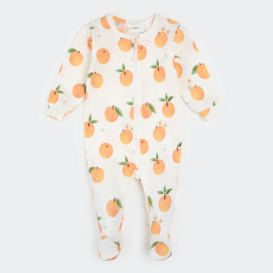 Peaches on Off-White Sleeper