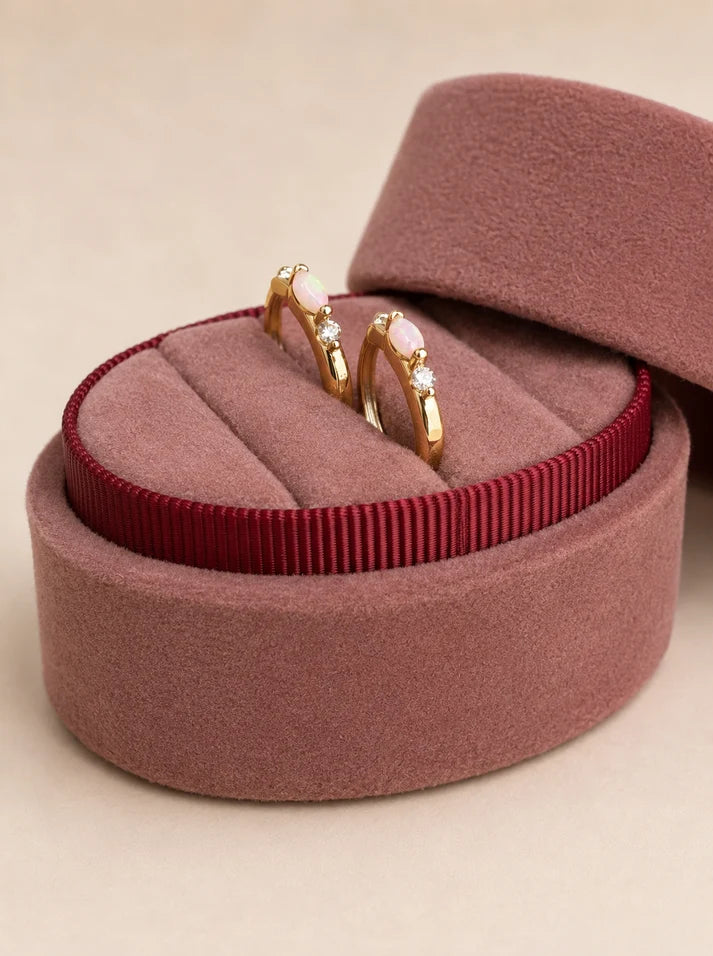 Opaline Hoops