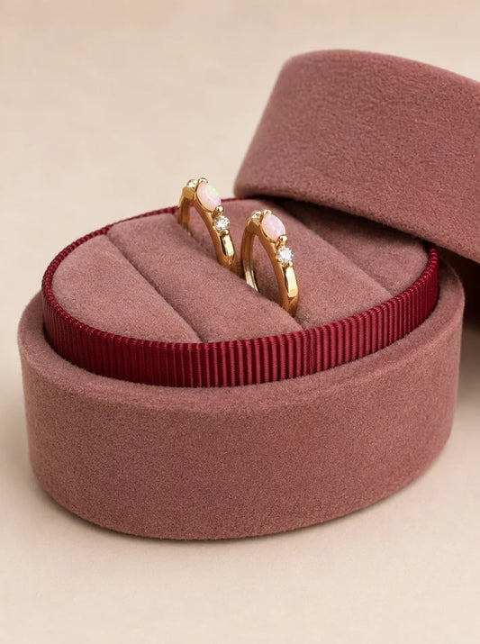 Opaline Hoops