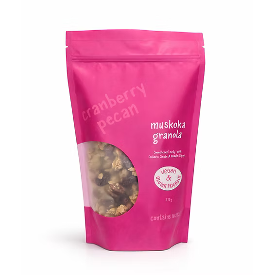 Muskoka Granola Cranberry Pecan 375g