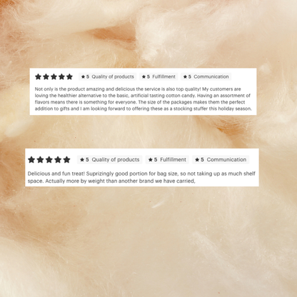 Orangetta | Orange Organic Cotton Candy | Natural Flavors