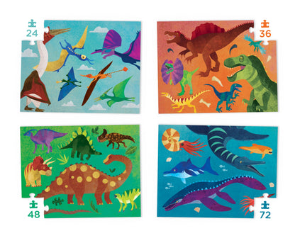 Four Puzzle Set - Dino