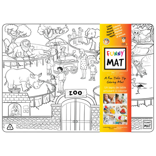 Zoo Colouring Mat