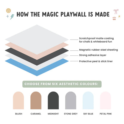 Magic Playwall -Arch Magnetic Wall Decal for Kids