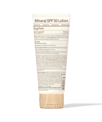 Baby Bum Mineral SPF 50 Sunscreen Lotion - Fragrance Free