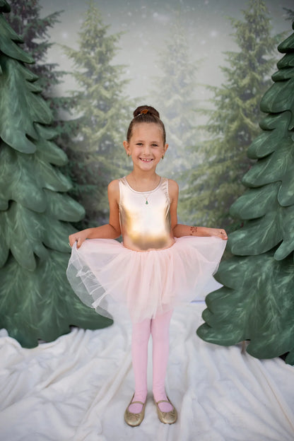 Rose Gold Ballet Tutu Dress