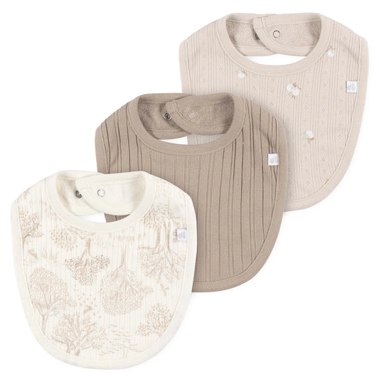 3 Pack Bib- Tan