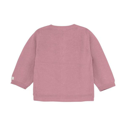 Rose Pink Knit Cardigan