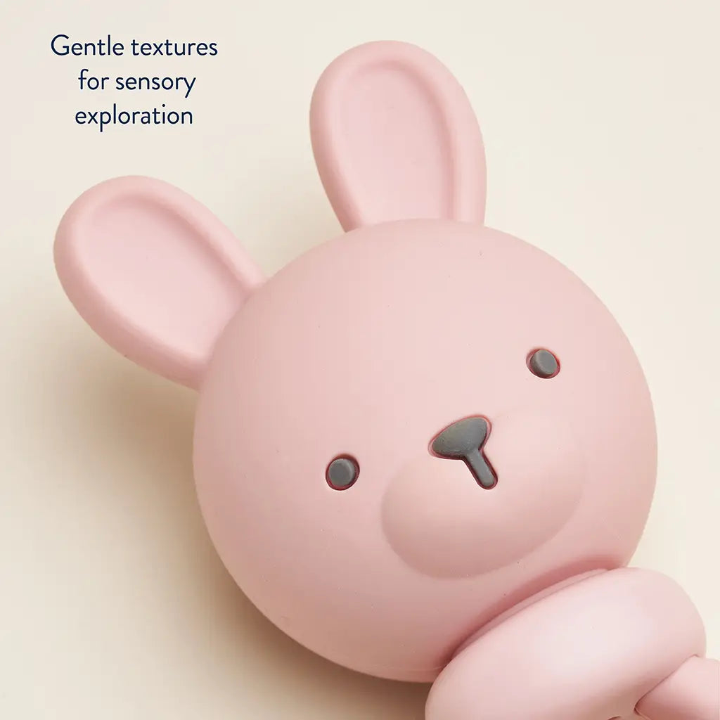Pink Bunny Sweetie Rattle