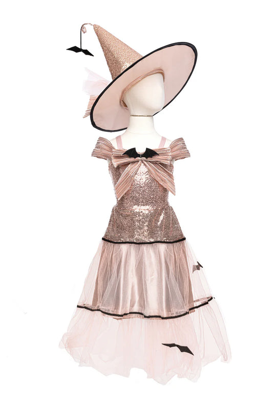 Glam Witch Dress with Hat (5-6)