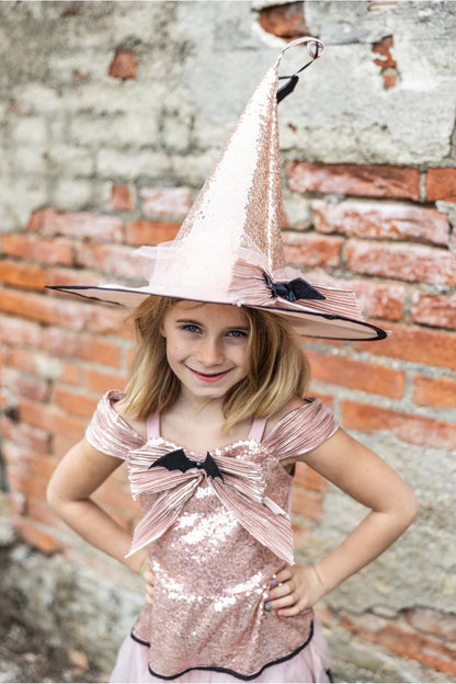 Glam Witch Dress with Hat (5-6)