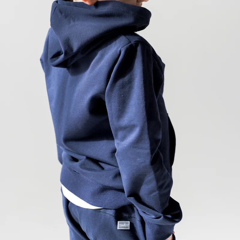 Navy Zip Up Hoodie