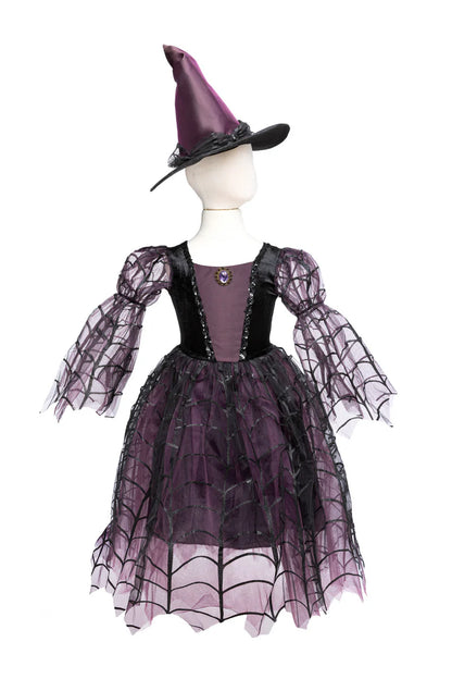 Amethyst the Spider Witch Dress with Hat (5-6)