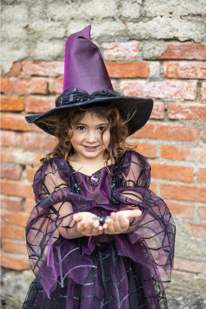 Amethyst the Spider Witch Dress with Hat (5-6)