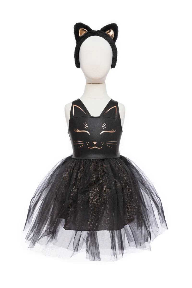Black Cat Dress & Headpiece (5-6)