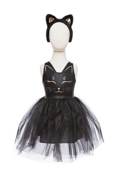 Black Cat Dress & Headpiece (5-6)