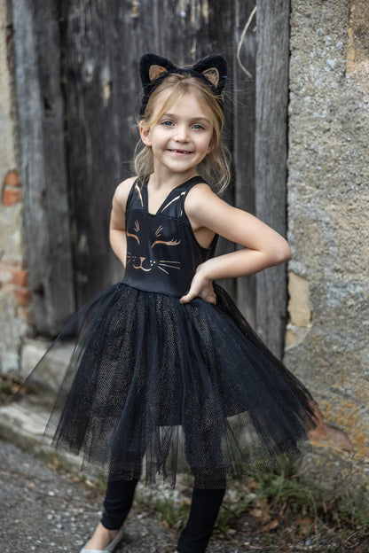 Black Cat Dress & Headpiece (5-6)
