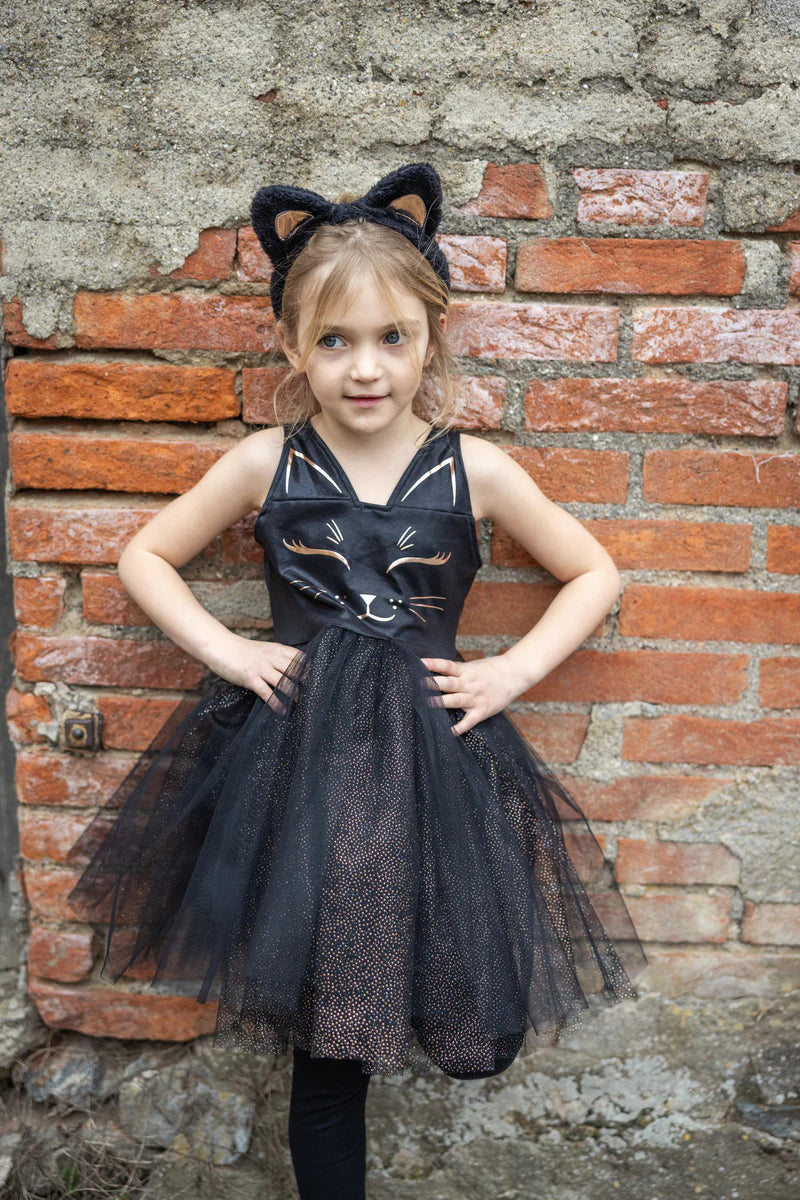 Black Cat Dress & Headpiece (5-6)