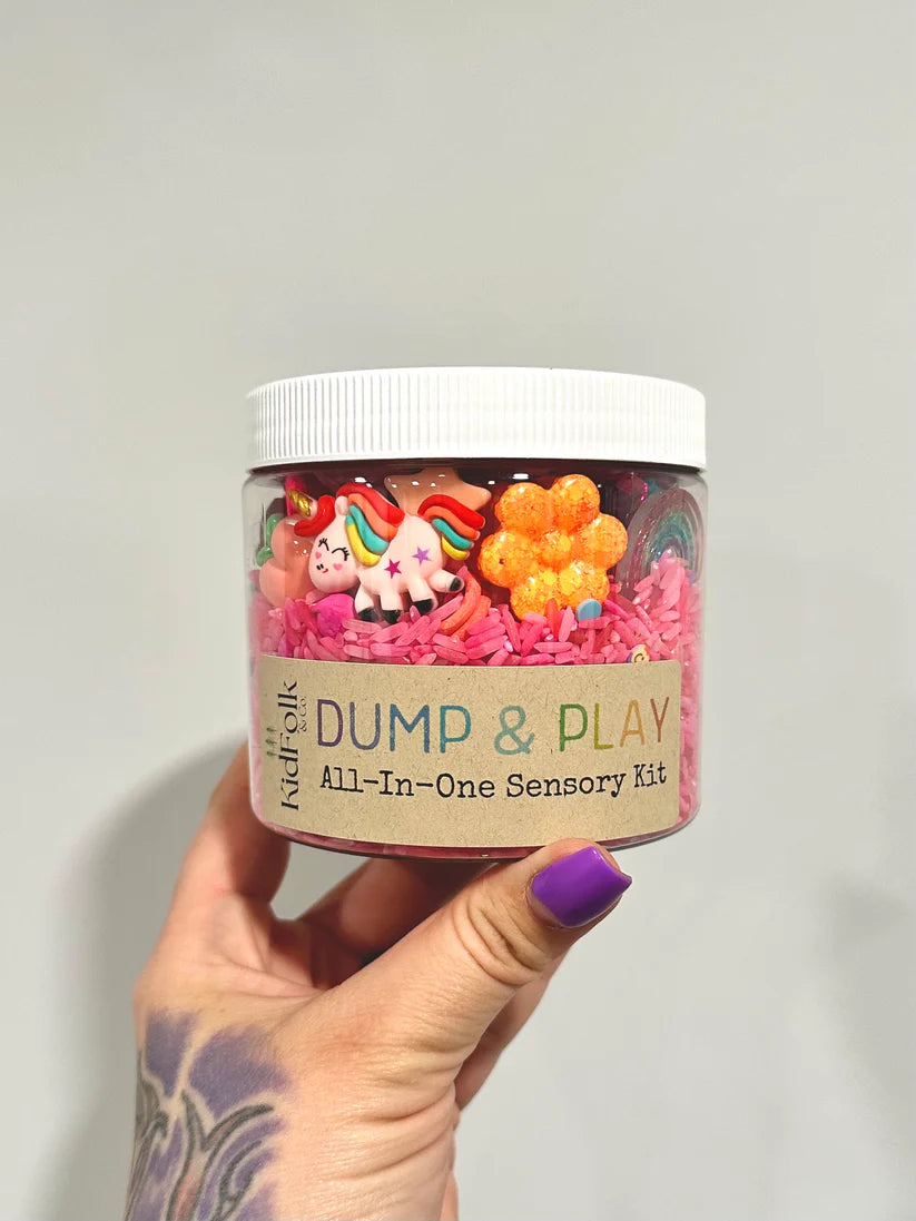 Unicorn Dreams Dump & Play Sensory Kit Mini