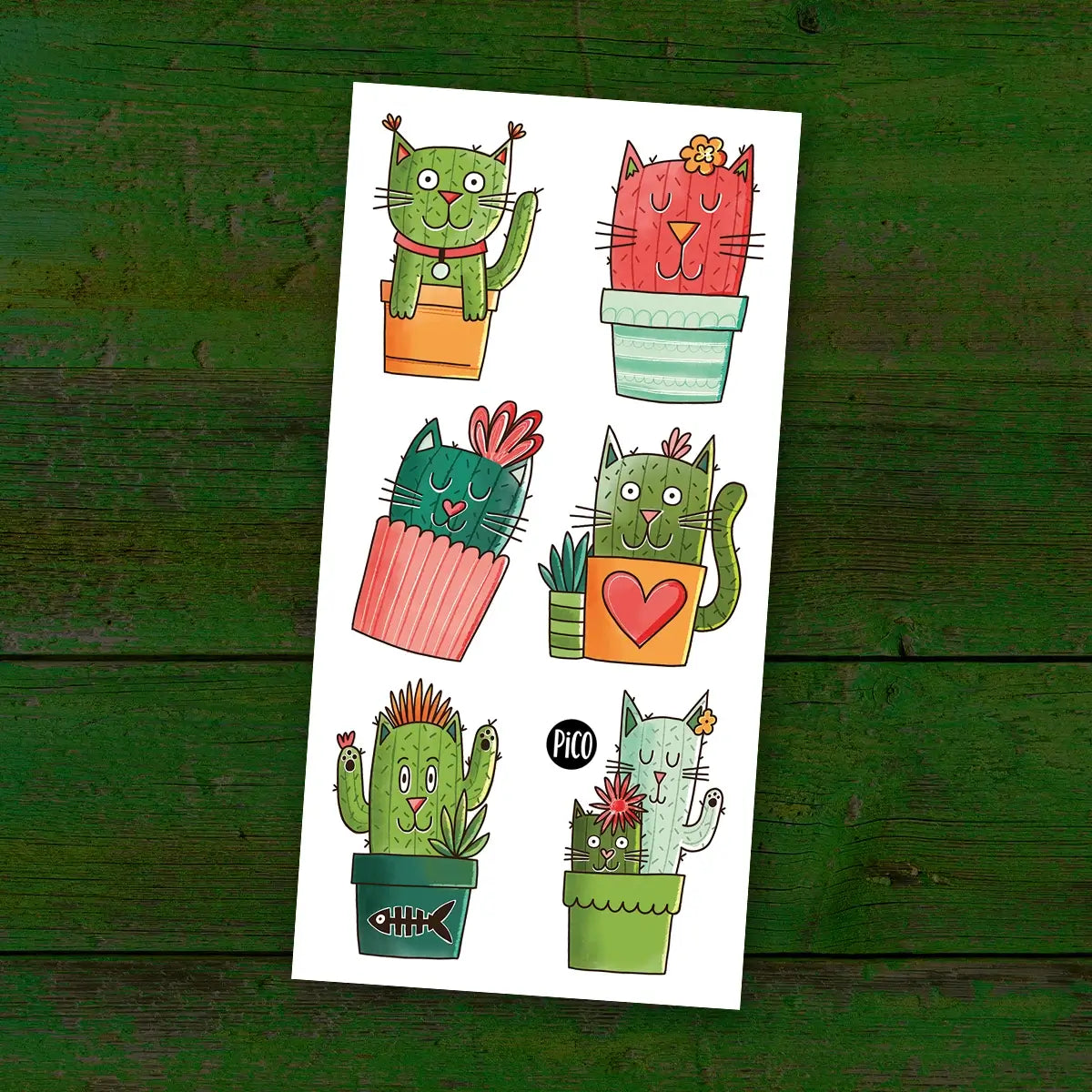 Cactus Cats Tattoos