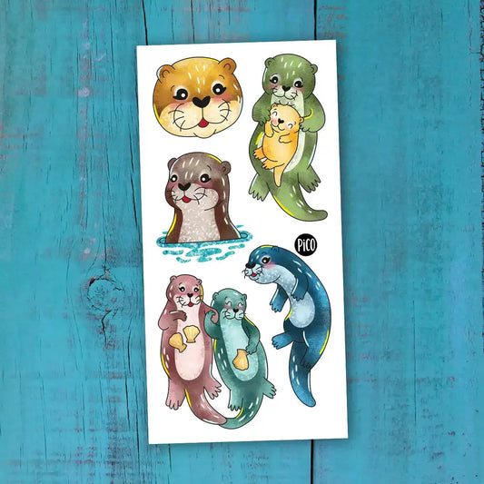 Playful Otters Tattoos