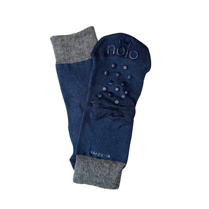 Navy Gripper Socks