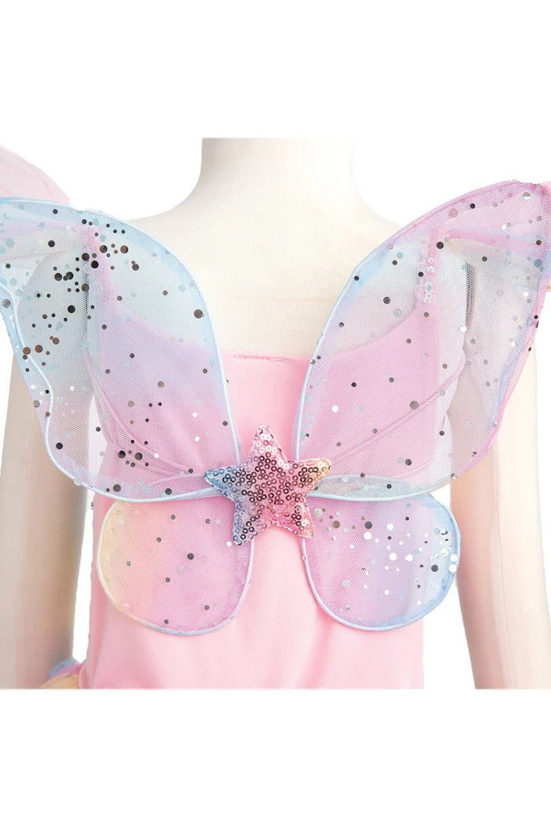 Rainbow Fairy Dress & Wings (3-4 Years)