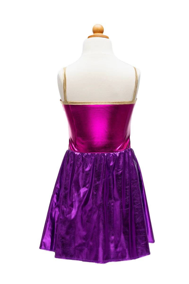 Superhero Star Dress, Cape & Headpiece (5-6)