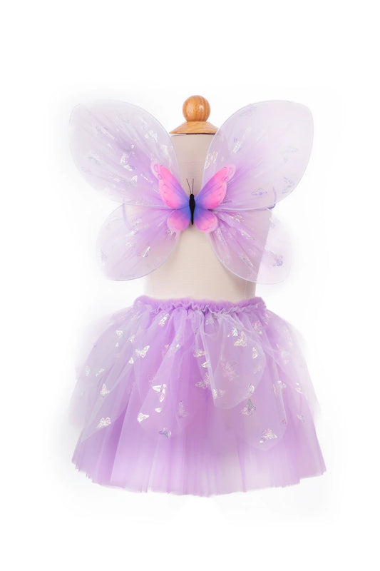 Flutter Butterfly Skirt & Wings Lilac