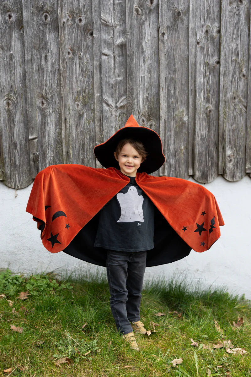 Autumn Embers Wizard Cape and Hat (4-6)
