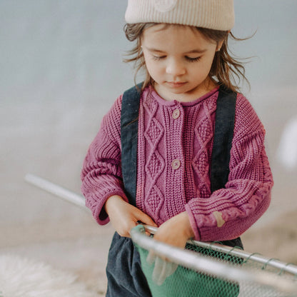 Baby Navy Corduroy Bloomer Overall