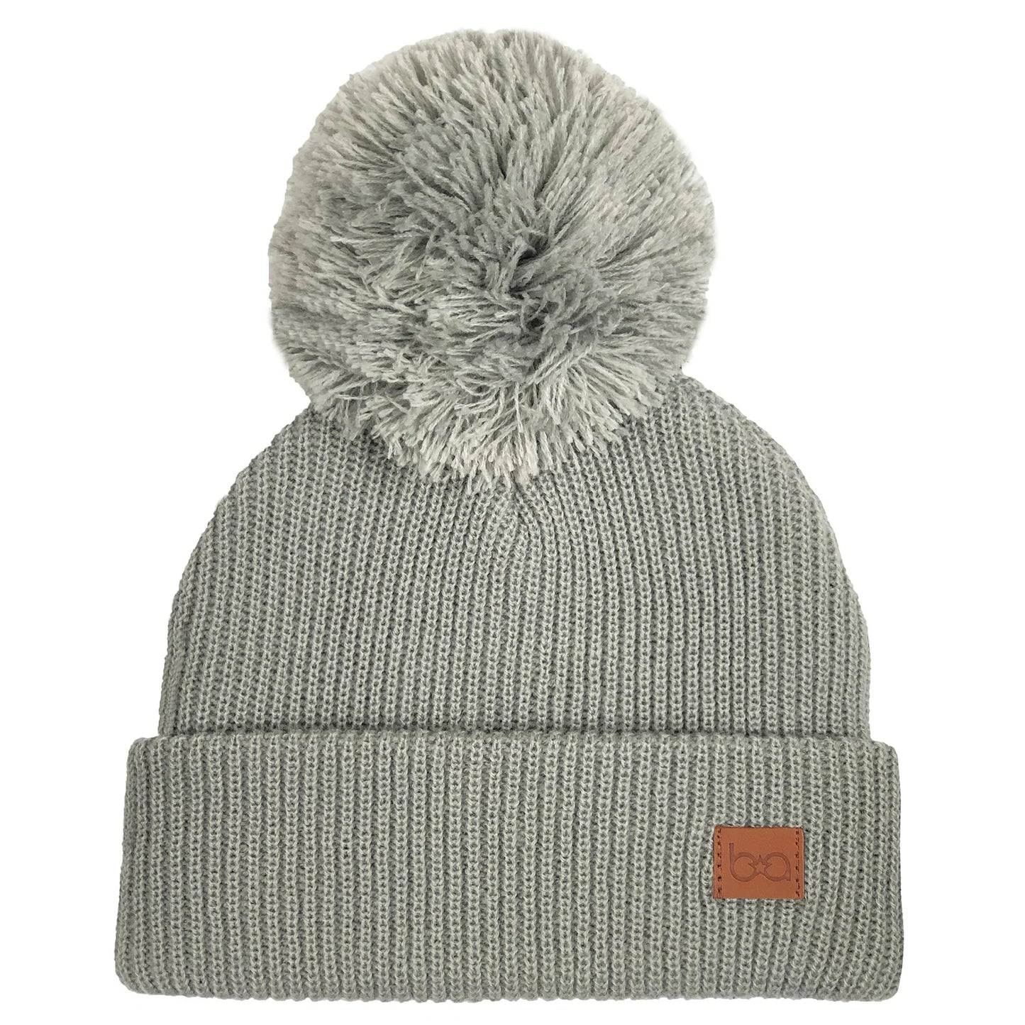 PomPom Toque - Light Grey