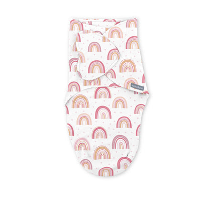 3 pack Swaddles - Pink Rainbow - Newborn to 3 Months