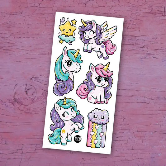 Rainbow Ponies Tattoos