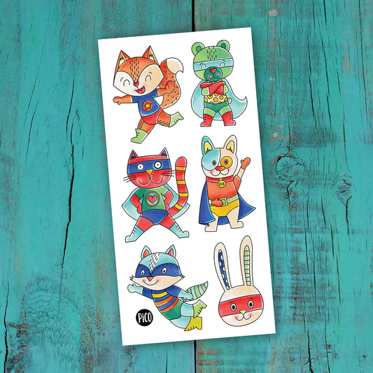 Animal Superheroes Tattoos