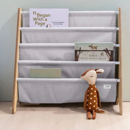 Grey Book Rack