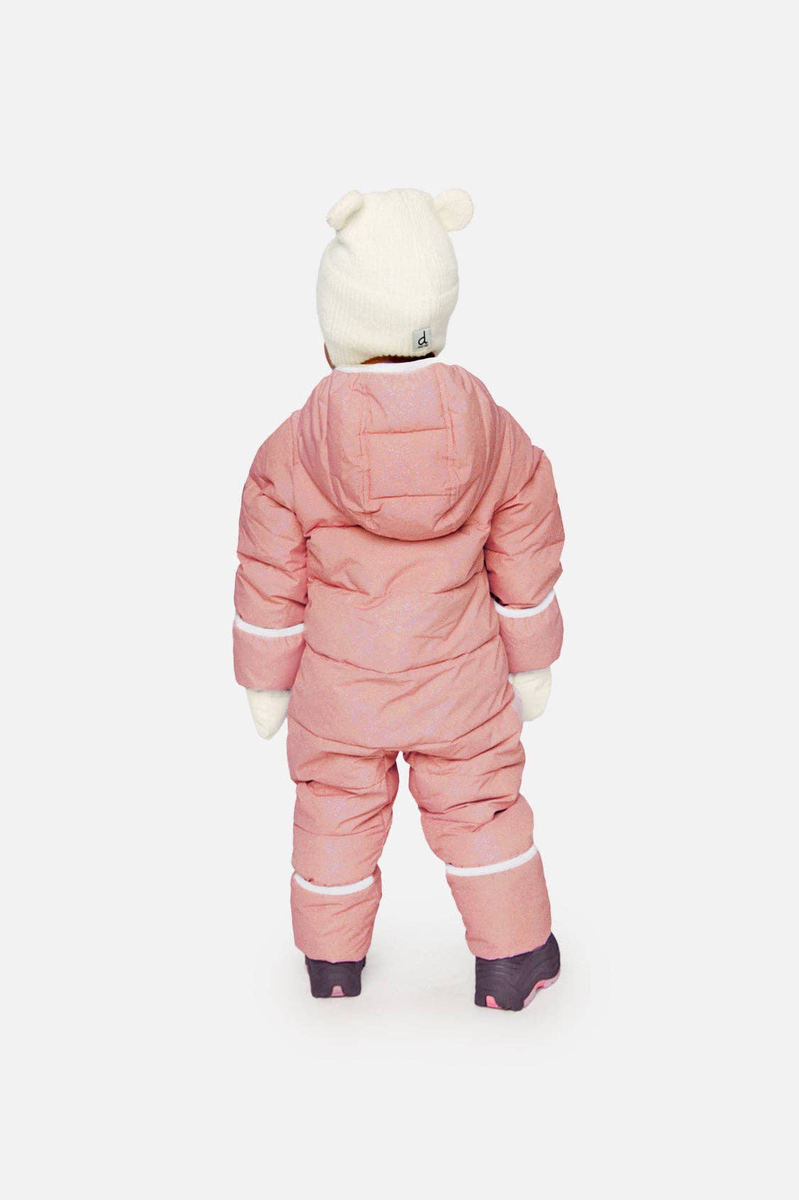 Baby Cloud One Piece Snowsuit Pale Dusty Pink: 9m