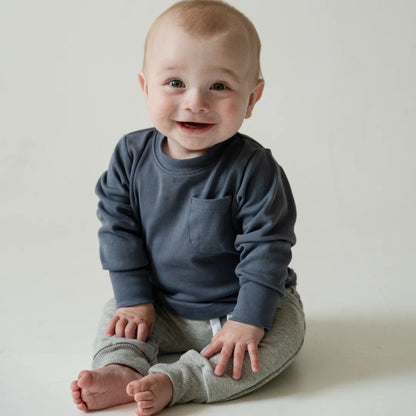 Long Sleeve Short - Heritage Blue