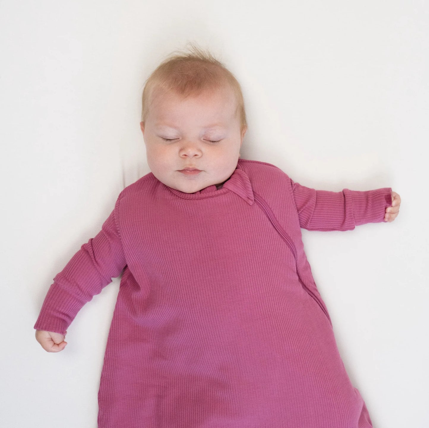 1.0 TOG Sleep Sack - Ribbed Rosewood
