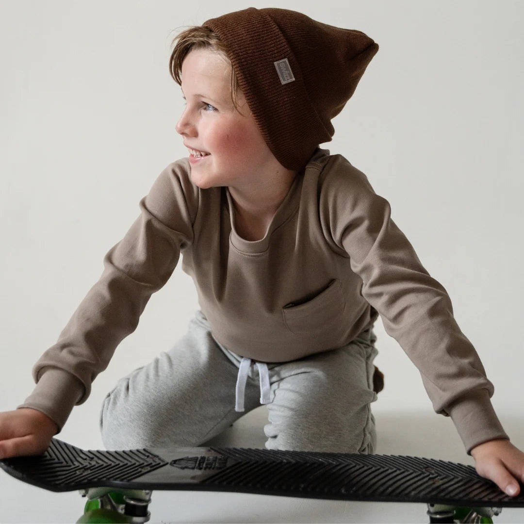 Long Sleeve Short - Mushroom