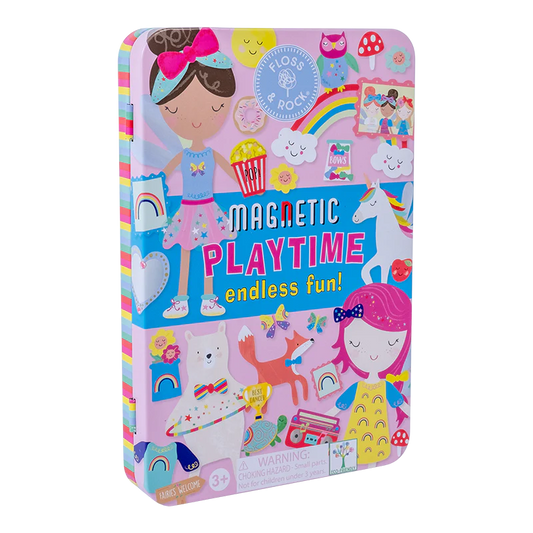 Rainbow Fairy Magnetic Playtime tin