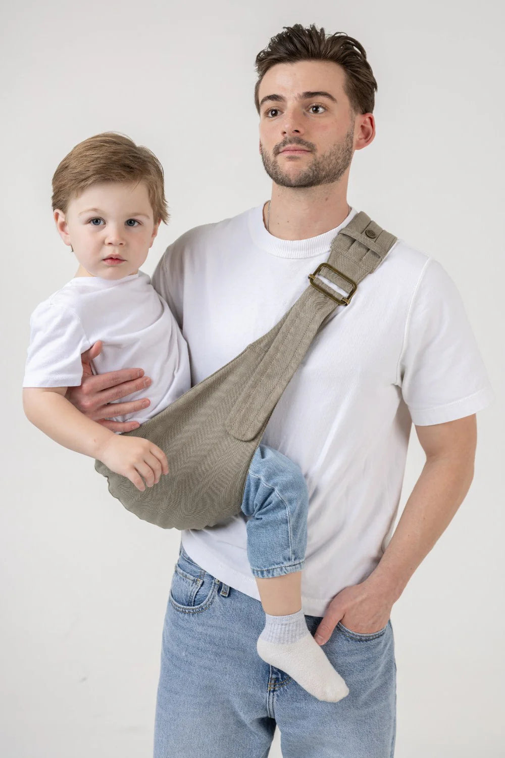 The Monarch Toddler Sling - Stone Sage