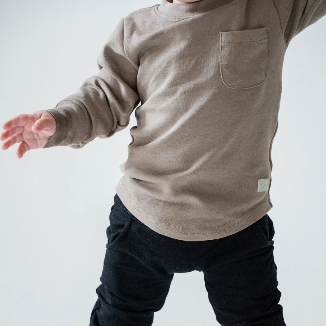 Long Sleeve Short - Mushroom