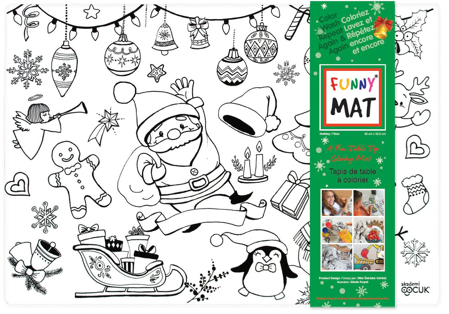 Holiday Colouring Mat