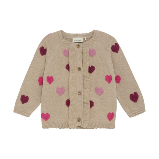 Baby Knitted Heart Cardigan