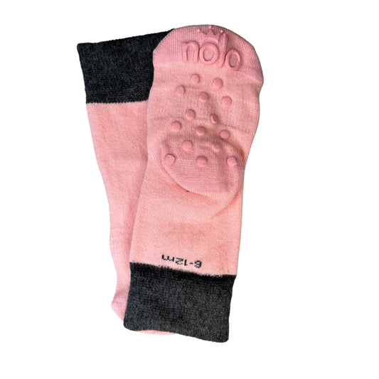 Pink Gripper Socks